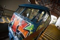 cable car funicular de tibidabo in barcelona spain Royalty Free Stock Photo