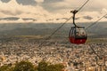 Panoramic view of the city of Salta from the San Bernardo hill, northern Argentina Royalty Free Stock Photo