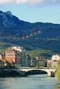 Cable car of Grenoble, over the IsÃÂ¨re river