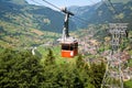 Cable Car in Grindelwald, Bern Canton, Switzerland Royalty Free Stock Photo