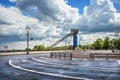 Cable car and highway, Vorobyovy Gory, Moscow