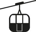 Cable car icon Royalty Free Stock Photo