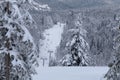 Cable car, Jahorina Mountain Royalty Free Stock Photo