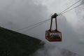 Cable Car in the Mist Royalty Free Stock Photo