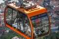 Cable car on the mountain Sdr in Dubrovnik