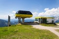 Cable car mountain station at Planai bike and ski areal, Schladming, Austria