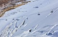 Cable car on Mt. Titlis in Switzerland Royalty Free Stock Photo