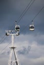 Cable car in Nizhny Novgorod Royalty Free Stock Photo