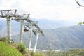 Cable car over the Chicamocha Canyon, tourist destination in Santander, Colombia