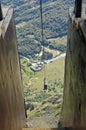 Cable car in the Picos Mountains