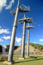 Cable Car Pillars Royalty Free Stock Photo