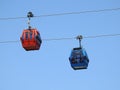 Cable car in Santiago, Chile Royalty Free Stock Photo