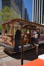 Cable Car in San Francisco, California USA