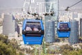 Cable car in Santiago de Chile Royalty Free Stock Photo