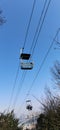 Cable car of scenic spot in Ã¢â¬ÂHigh sky