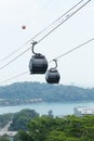 cable car in singapore. Royalty Free Stock Photo