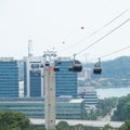 cable car in singapore. Royalty Free Stock Photo