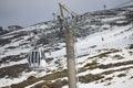 Cable car in ski Resort Sierra Nevada