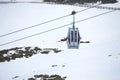 Cable car in ski Resort Sierra Nevada