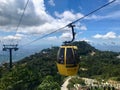 Cable Car on Ba Na Hills landmark in Danang, Vietnam