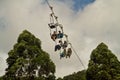 Cable car in Tandayapa, Ecuador Royalty Free Stock Photo