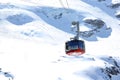 Cable car on the Titlis mountain, Switzerland Royalty Free Stock Photo
