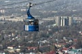 Cable Car to Kok Tobe Hill Royalty Free Stock Photo