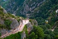 Cable Car to Monserrat Monastery Royalty Free Stock Photo