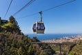 Cable car to Monte at Funchal, Madeira Island, Portugal Royalty Free Stock Photo