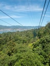 The cable car to Mount Misen, Miyajima island, Japan