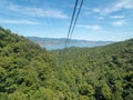 The cable car to Mount Misen, Miyajima island, Japan