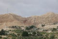 Cable Car to Mount of Temptation in Jericho Royalty Free Stock Photo