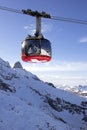 Cable car to Mt Titlis in Switzerland Royalty Free Stock Photo