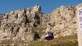 Cable car to the Table Mountain, Cape Town, South Africa Royalty Free Stock Photo