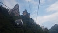 Cable Car to Tianzi Mountain Royalty Free Stock Photo