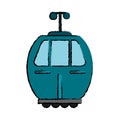 cable car transport icon