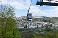 Cable car in Usti nad Labem town