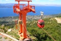 Cable cars in Movement at Cerro Otto - Bariloche