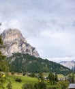 Cable cars or Ski lifts at Alta Badia. Italian Dolomites, Corvara in Badia Royalty Free Stock Photo