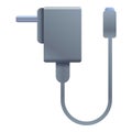 Cable charger icon, cartoon style Royalty Free Stock Photo