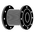 Cable coil icon, simple style Royalty Free Stock Photo