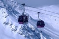 Cable Gondolas 3 Royalty Free Stock Photo