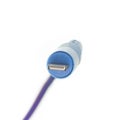 cable isolated on white background for digital computer or smartphone close-up Royalty Free Stock Photo