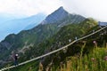 Cable path above the precipice