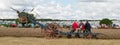 Cable pulled plough at Dorset steam fair Royalty Free Stock Photo