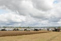 Cable pulled plough at Dorset steam fair Royalty Free Stock Photo
