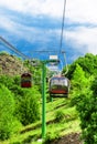 Cable railway in Cochem Royalty Free Stock Photo