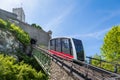 Cable railway, fortress funicular to the Hohensalzburg castle, S