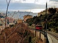 The cable railway of Genoa