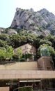 Cable railway to Monserrat monastry, Catalonia Royalty Free Stock Photo